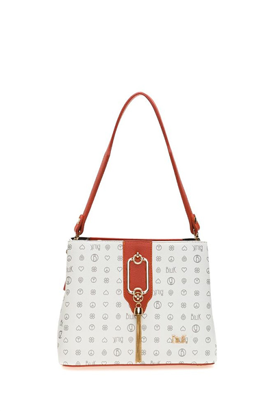 Bilik Deri Monogram Kadın El Çantası