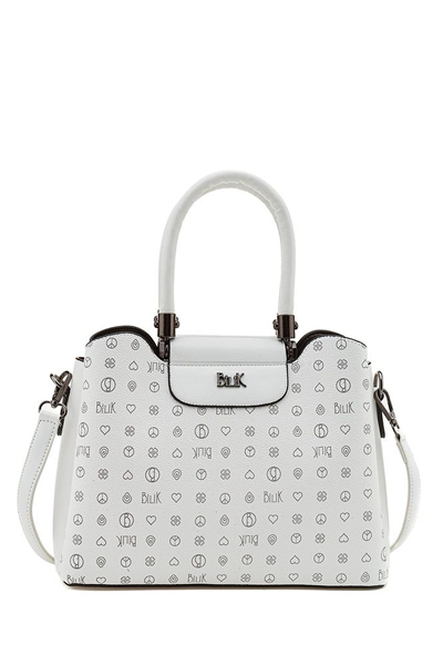 Bilik Deri Monogram Kadın El Çantası