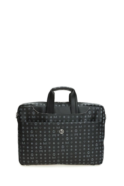 Bilik Deri Monogram Kadın Laptop & Evrak Çantası