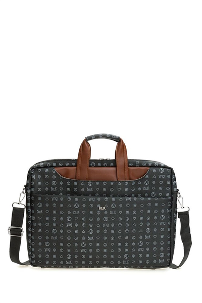 Bilik Deri Monogram Kadın Laptop & Evrak Çantası