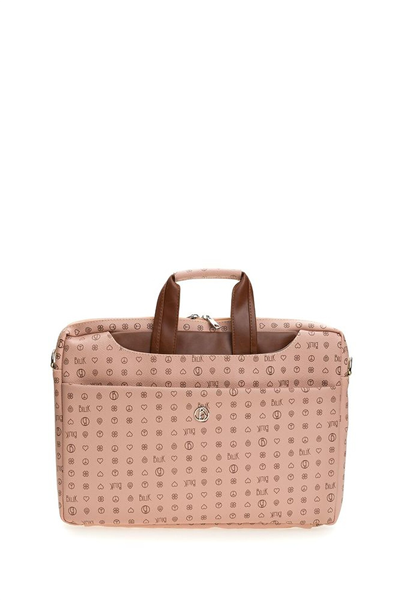 Bilik Deri Monogram Kadın Laptop & Evrak Çantası
