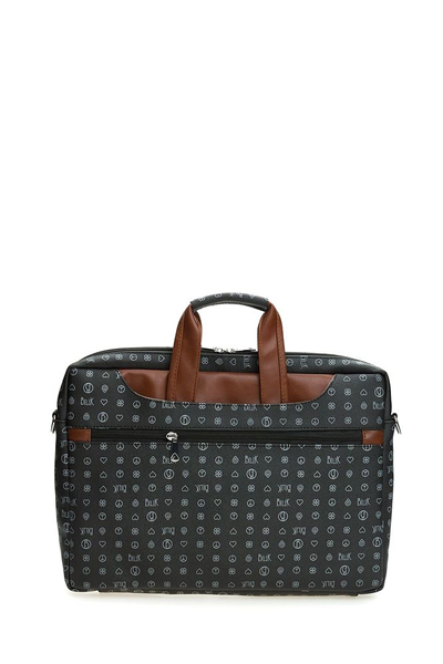 Bilik Deri Monogram Kadın Laptop & Evrak Çantası