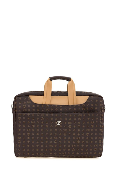 Bilik Deri Monogram Kadın Laptop & Evrak Çantası