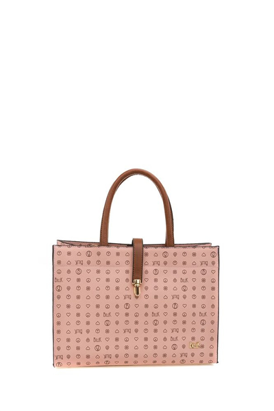 Bilik Deri Monogram Kadın Omuz Çantası