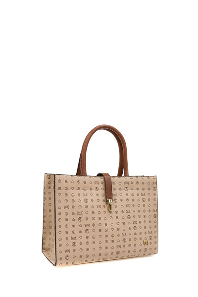 Bilik Deri Monogram Kadın Omuz Çantası