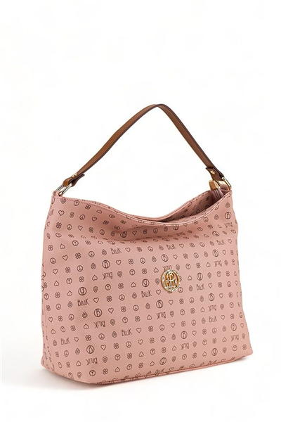 Bilik Deri Monogram Kadın Omuz Çantası