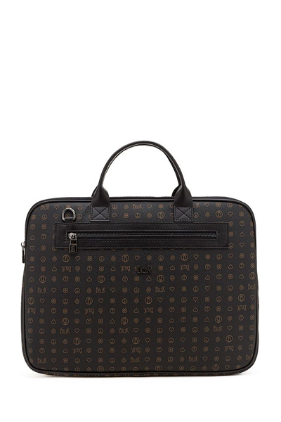 Bilik Deri Monogram Unisex Laptop & Evrak Çantası