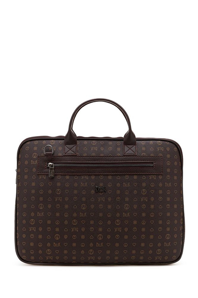 Bilik Deri Monogram Unisex Laptop & Evrak Çantası