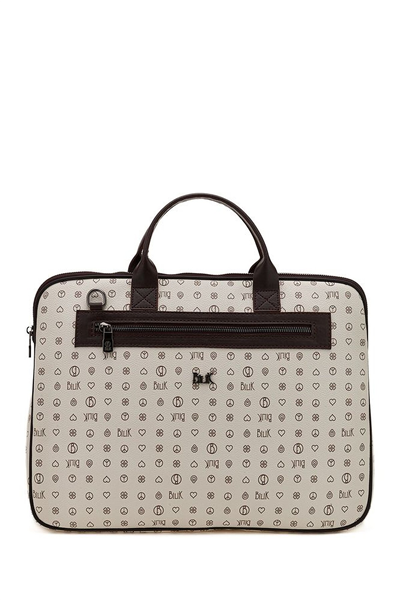Bilik Deri Monogram Unisex Laptop & Evrak Çantası