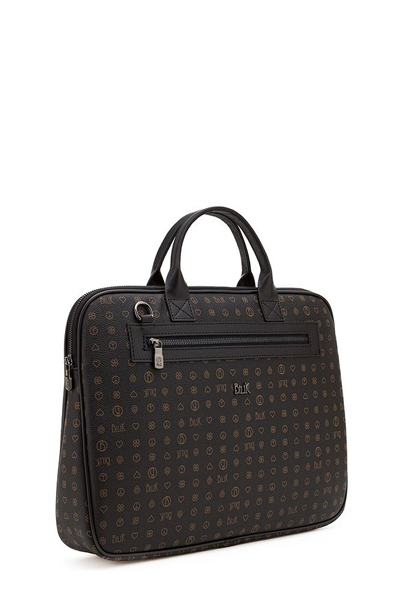 Bilik Deri Monogram Unisex Laptop & Evrak Çantası