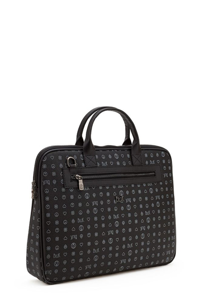 Bilik Deri Monogram Unisex Laptop & Evrak Çantası
