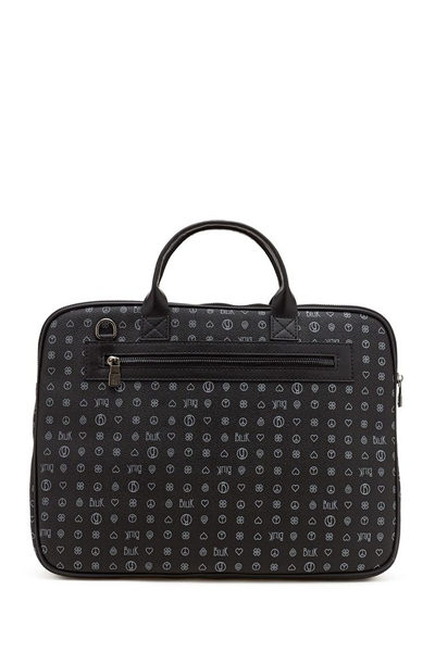 Bilik Deri Monogram Unisex Laptop & Evrak Çantası