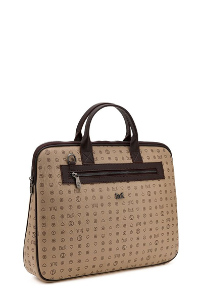 Bilik Deri Monogram Unisex Laptop & Evrak Çantası