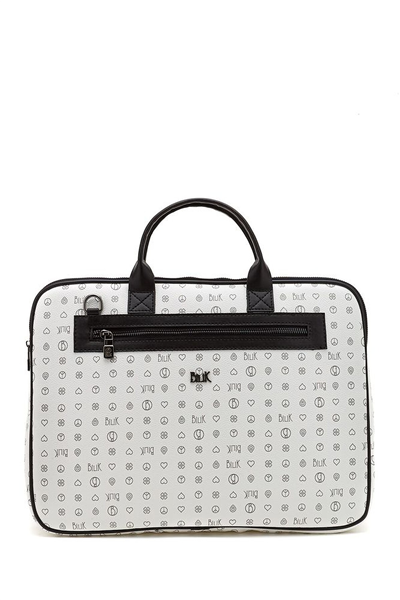 Bilik Deri Monogram Unisex Laptop & Evrak Çantası