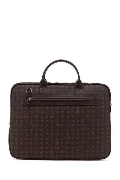 Bilik Deri Monogram Unisex Laptop & Evrak Çantası
