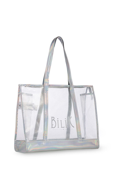 Bilik Deri Şeffaf Kadın Plaj Çantası