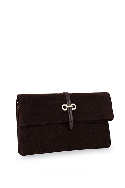 Bilik Deri Suede Kadın Portföy & Clutch Çanta