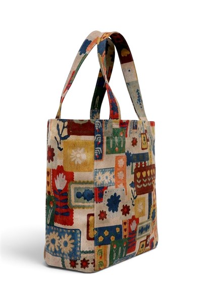 Dogo Anatolian Patterns Tag Bag Large Kadın Omuz Çantası