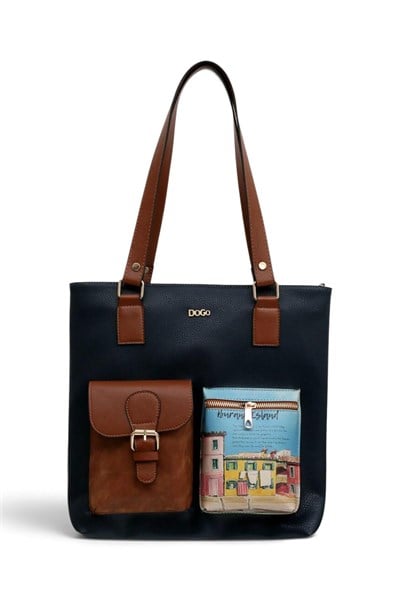 Dogo Burano Island Multi Pocket Bag Kadın Omuz Çantası