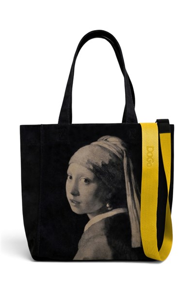 Dogo Girl With a Pearl Earring Tag Bag Large Kadın Omuz Çantası