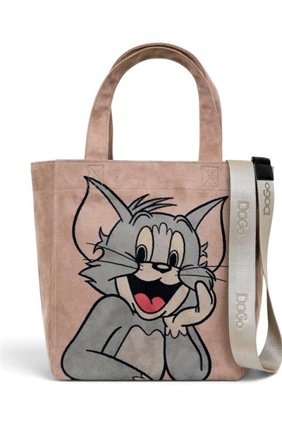 Dogo Smiles And Whiskers Tag Bag Large Kadın Omuz Çantası