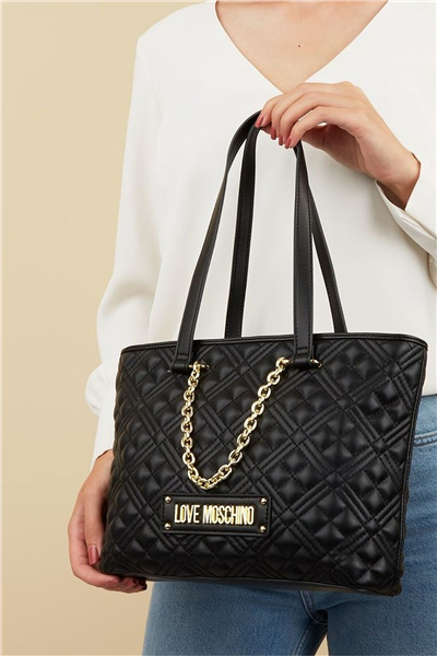 Love Moschino Logo Detaylı Kadın Omuz Çantası