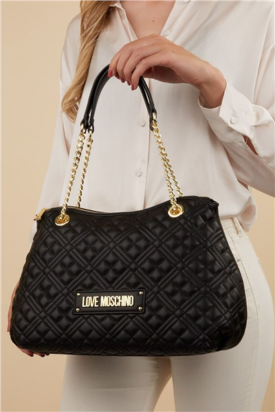 Love Moschino Logo Detaylı Kadın Omuz Çantası