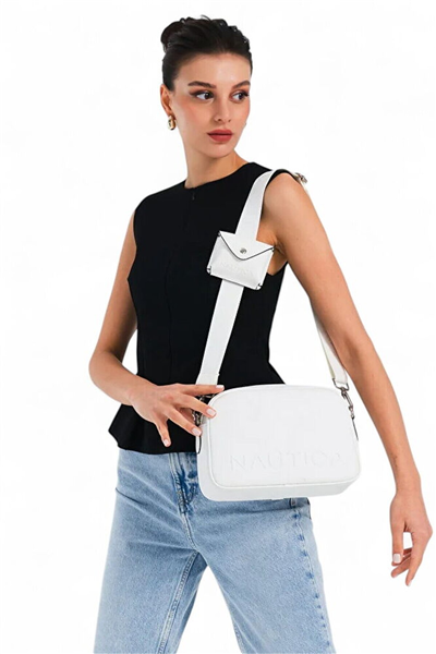 Nautica Logo Detaylı Kadın Çapraz Askılı Çanta