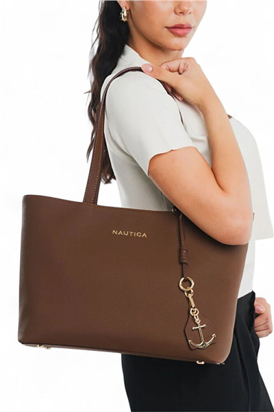 Nautica Logo Detaylı Kadın Omuz Çantası