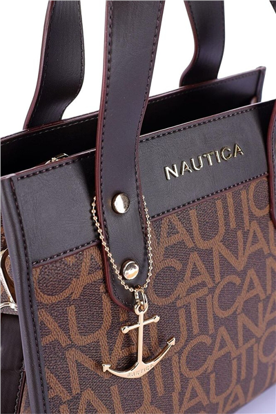 Nautica Logo Detaylı Kadın Omuz Çantası