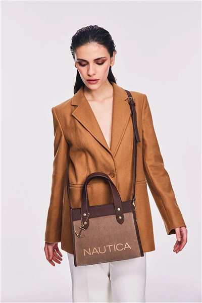 Nautica Logo Detaylı Kadın Omuz Çantası