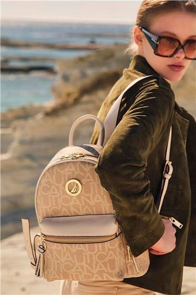 Nautica Logo Detaylı Kadın Sırt Çantası