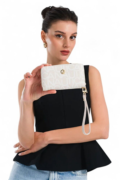 Nautica Monogram Kadın Portföy & Clutch Çanta