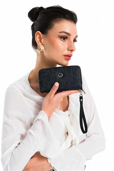 Nautica Monogram Kadın Portföy & Clutch Çanta