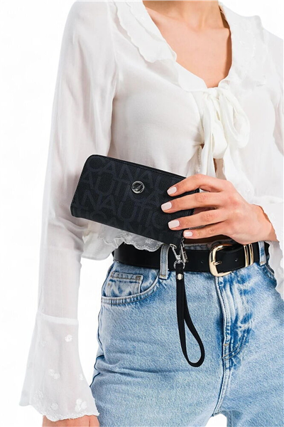 Nautica Monogram Kadın Portföy & Clutch Çanta