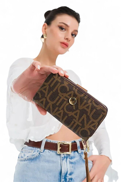 Nautica Monogram Kadın Portföy & Clutch Çanta