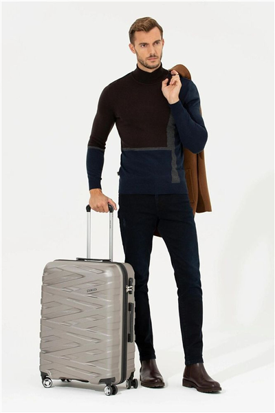Pierre Cardin 60 Cm Unisex Orta Boy Valiz