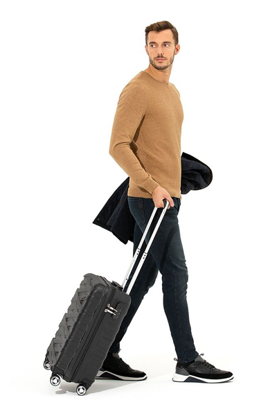 Pierre Cardin 60 Cm Unisex Orta Boy Valiz