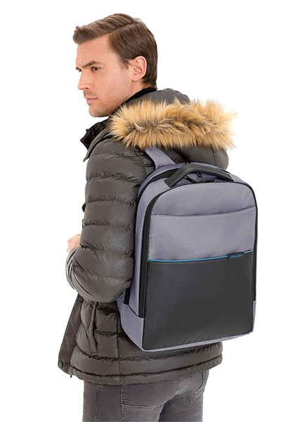 Pierre Cardin Laptop Bölmeli Erkek Sırt Çantası