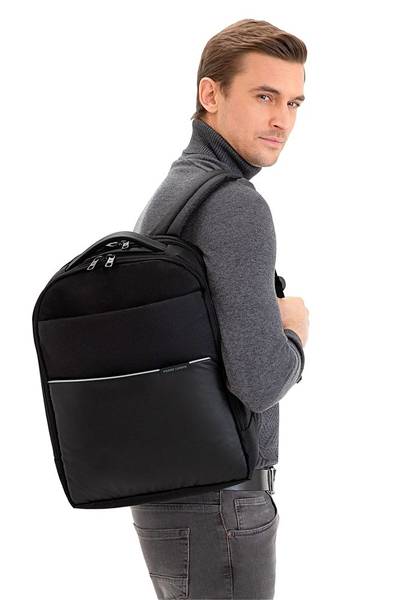 Pierre Cardin Laptop Bölmeli Erkek Sırt Çantası
