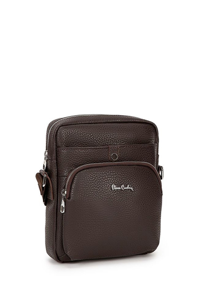 Pierre Cardin Logo Detaylı Erkek Postacı Çantası