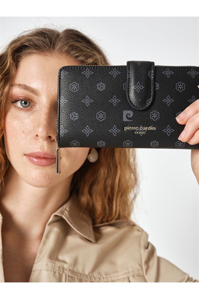 Pierre Cardin Monogram Kadın Cüzdan