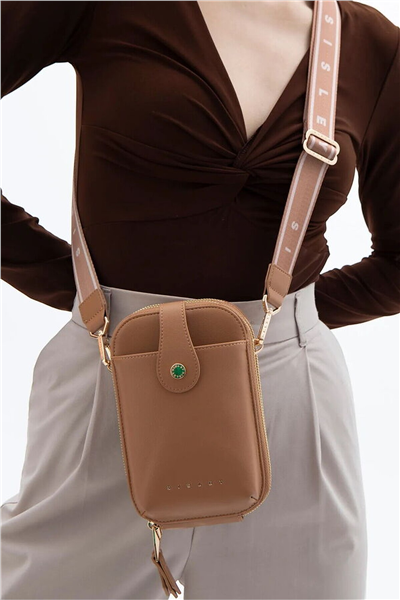 Sisley Logo Detaylı Kadın Çapraz Askılı Çanta