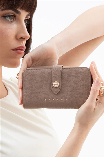 Sisley Logo Detaylı Kadın Cüzdan