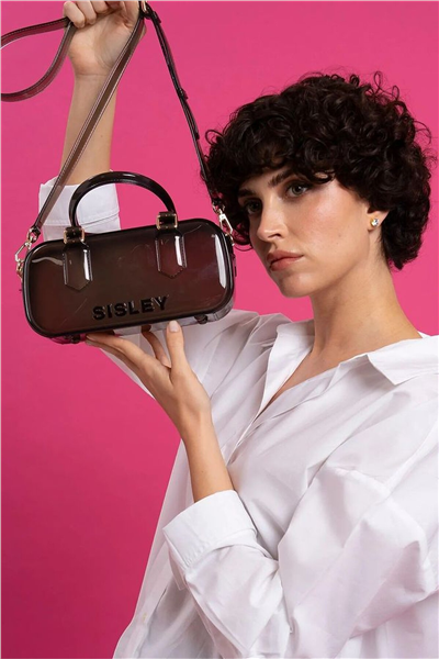Sisley Logo Detaylı Kadın El Çantası