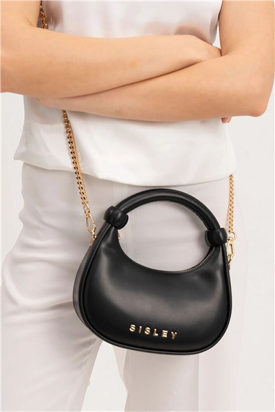Sisley Logo Detaylı Kadın El Çantası