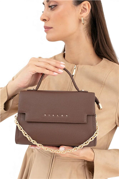 Sisley Logo Detaylı Kadın El Çantası
