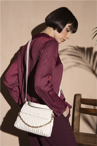 Sisley Logo Detaylı Kadın El Çantası