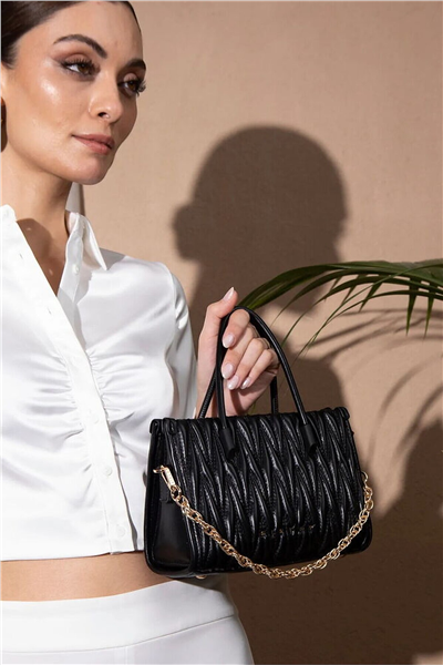 Sisley Logo Detaylı Kadın El Çantası