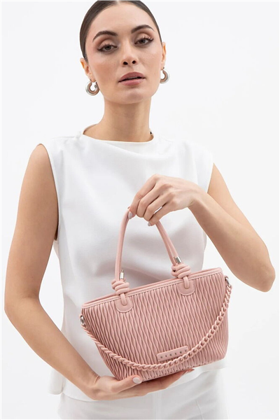 Sisley Logo Detaylı Kadın El Çantası